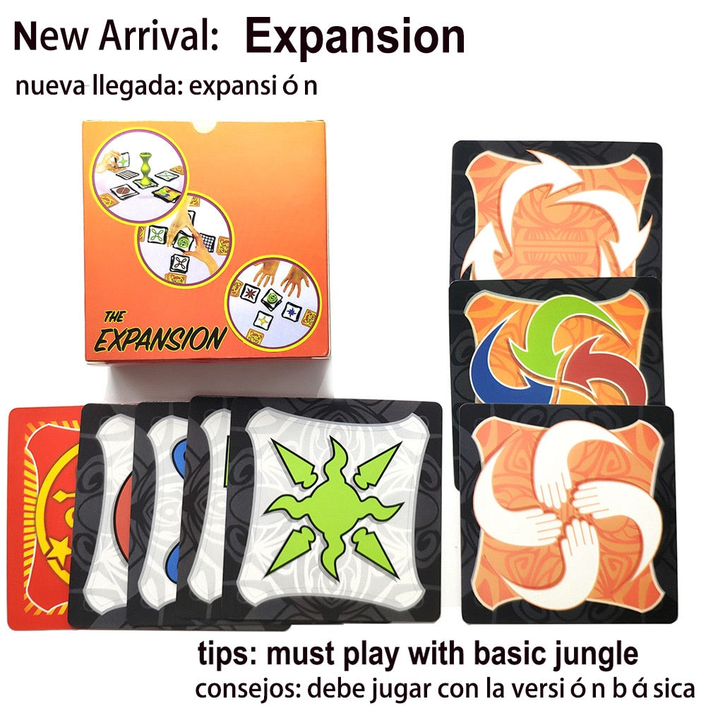 English jungle board game Palm wood make