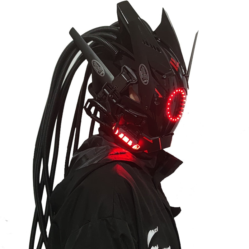 Pipe dreadlocks Cyberpunk Mask Cosplay Mask