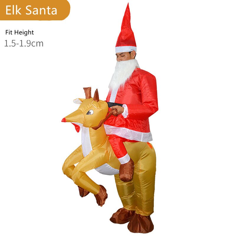 Christmas Party Gingerbread Elk Deer Santa Claus
