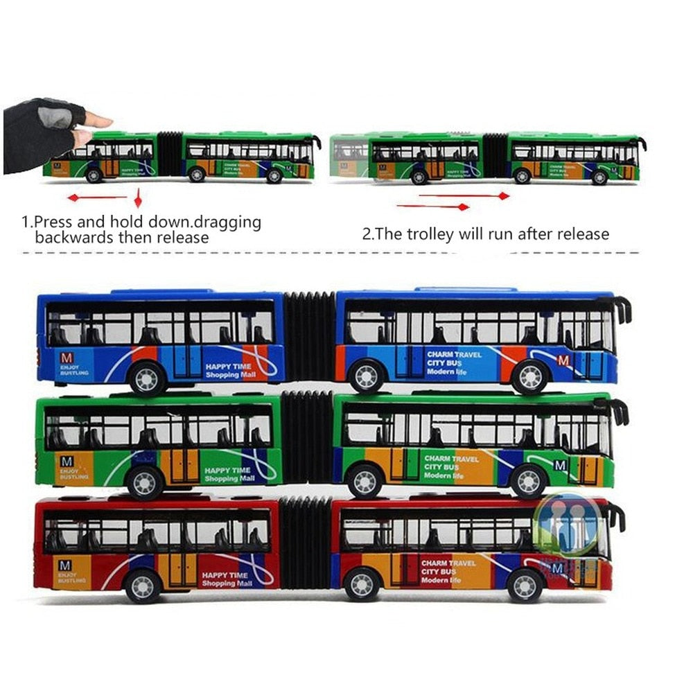 Alloy city bus model