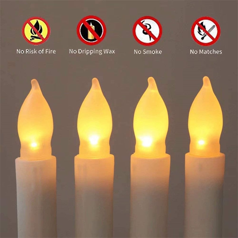 12Pcs Flameless LED Candle  Christmas Birthday