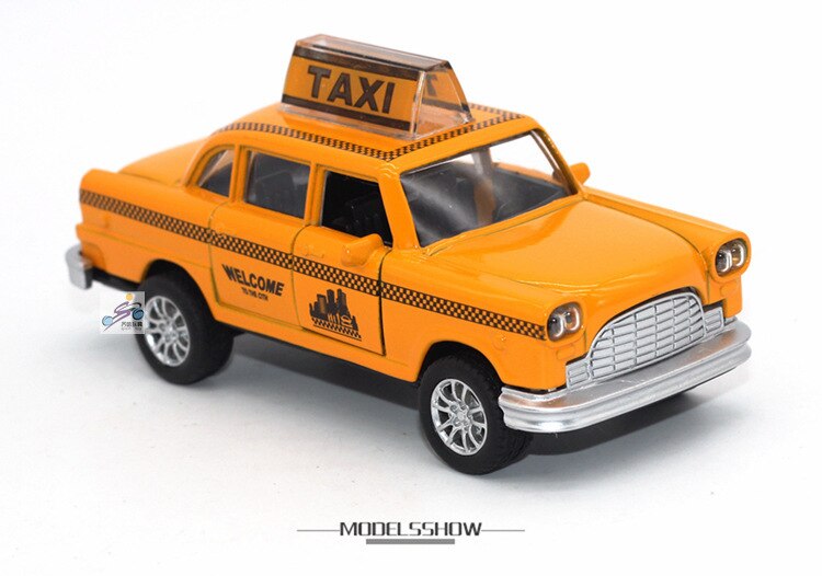 1:36 Alloy Taxi Model