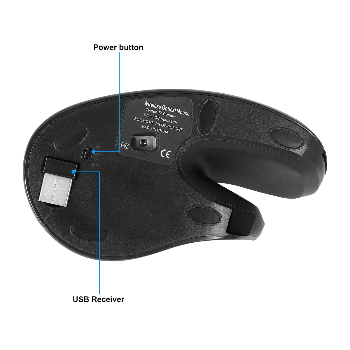 Ergonomic vertical mouse