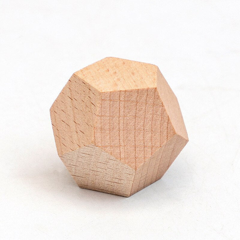 Board Games 1 Piece Solid Wooden Dice