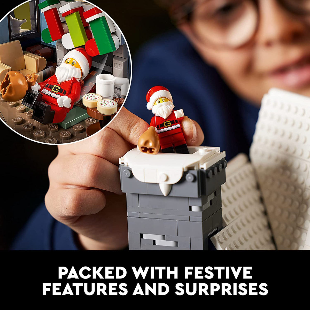 Santa&#39;s Visit Brick set