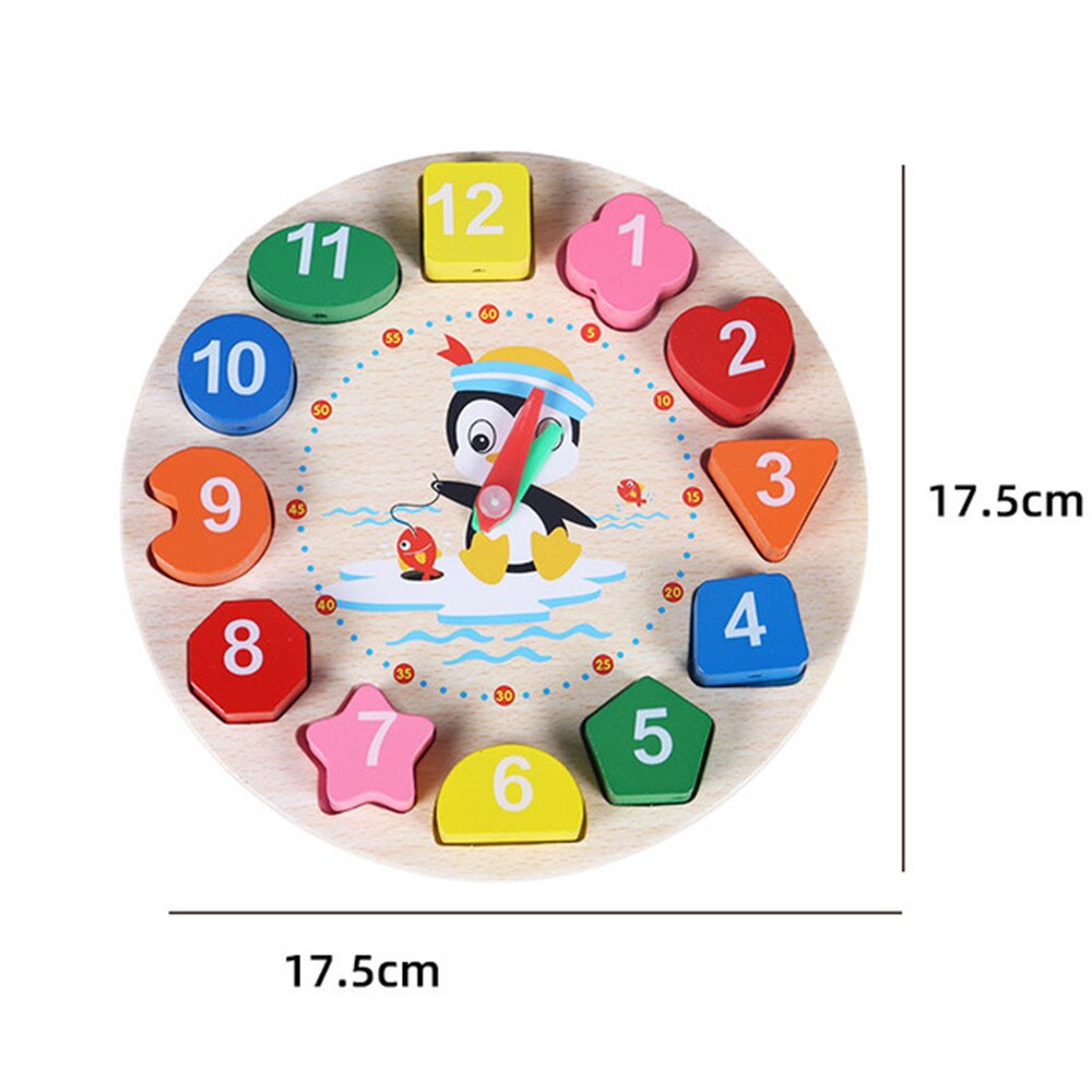 Animal beaded geometric clock puzzle toy