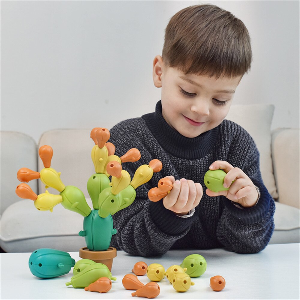 Toys for Early Education Balancing Cactus Toy