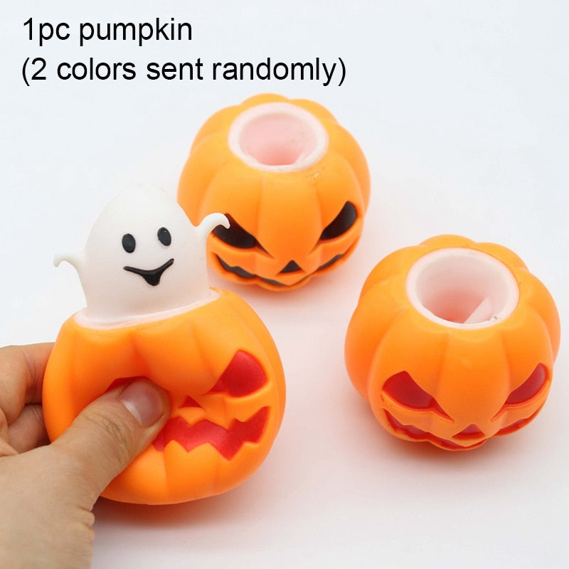 Pumpkin Ghost Decompression Toy Thermoplastic