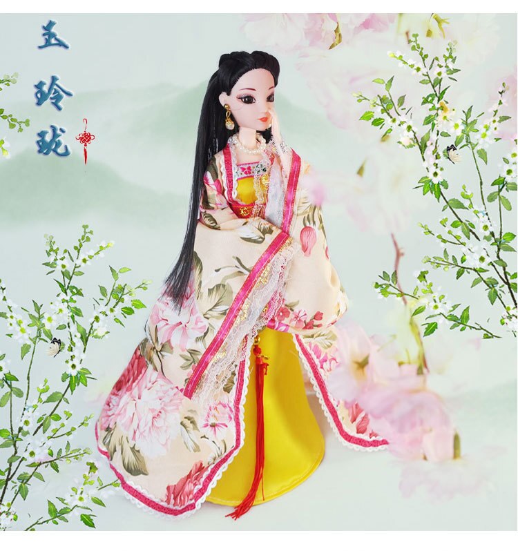 New 30cm Doll Full Set Chinese Style Costume Doll